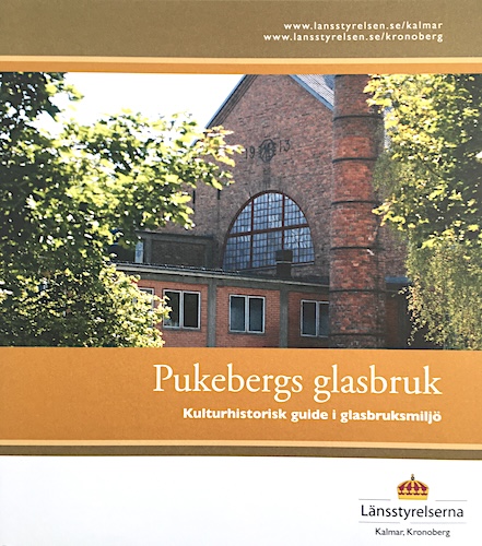 Thomas Lissing bok Pukebergs glasbruk liten