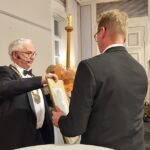 Utdelning av Sankt Sigfrids Gilles Kulturplakett 2025 till Thomas Lissing